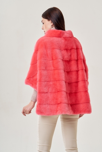 Миниатюра фотографии Шуба из норки оверсайз