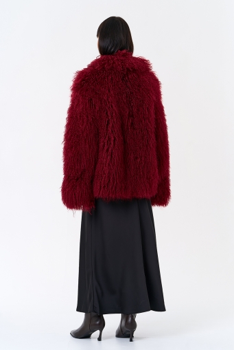 Миниатюра фотографии Красная шуба из ламы