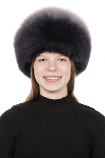 Миниатюра фотографии Шапка женская из песца