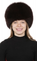 Миниатюра фотографии Шапка женская из песца