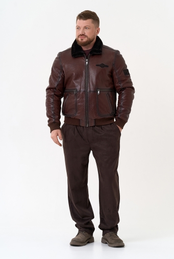 Миниатюра фотографии Мужская натуральная дубленка