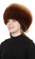 Миниатюра фотографии Шапка женская из песца