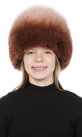 Миниатюра фотографии Шапка женская из песца