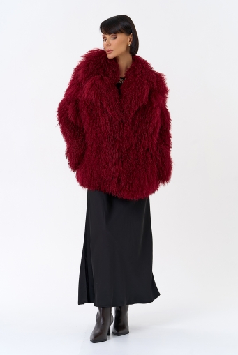Миниатюра фотографии Красная шуба из ламы