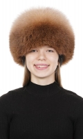 Миниатюра фотографии Шапка женская из песца
