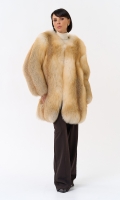 Миниатюра фотографии Шуба из рыжей лисы