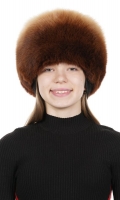 Миниатюра фотографии Шапка женская из песца