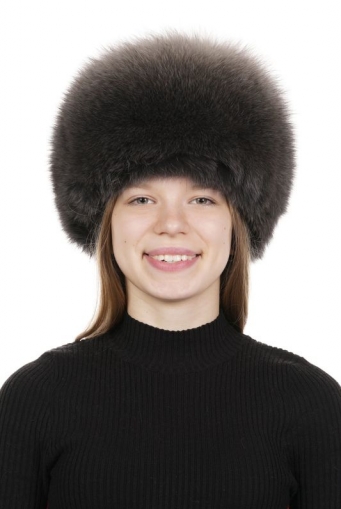 Миниатюра фотографии Шапка женская из песца