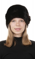 Миниатюра фотографии Шапка женская из норки