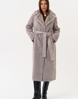 Купить Женская двухсторонняя дубленка из эко замши в каталоге Женские дублёнки