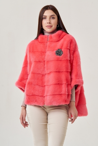 Миниатюра фотографии Шуба из норки оверсайз