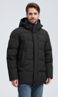 Миниатюра фотографии Мужской пуховик с капюшоном 