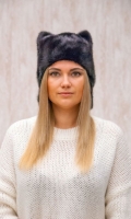 Миниатюра фотографии Шапка женская из норки