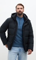 Миниатюра фотографии Мужской пуховик с капюшоном 