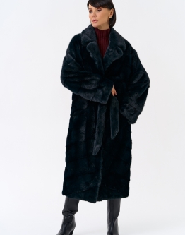 Купить Зеленая шуба из норки в каталоге Шубы