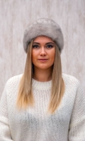 Миниатюра фотографии Шапка женская из норки