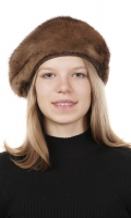 Миниатюра фотографии Шапка женская из норки