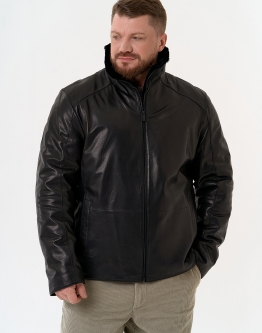 Купить Мужская дубленка черного цвета в каталоге без категории