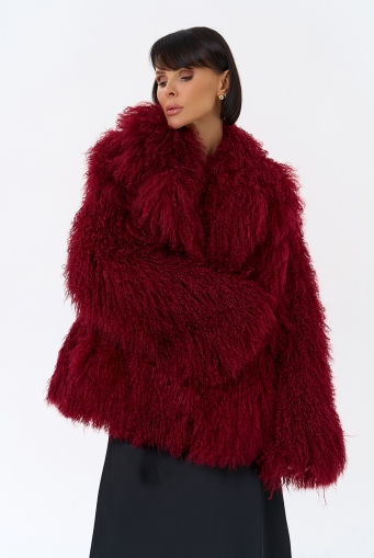 Миниатюра фотографии Красная шуба из ламы