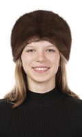 Миниатюра фотографии Шапка женская из норки