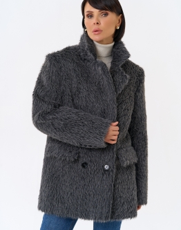 Купить Женское утепленное пальто с английским воротником в каталоге